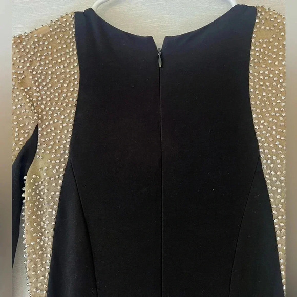 XSCAPE GEORGIA LONG BEADED SLEEVE STRETCH KNIT GOWN - Picture 12 of 13